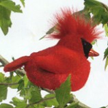 Stuffed Plush Cardinal