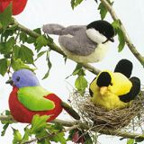 Stuffed Song Birds from Stuffed Ark