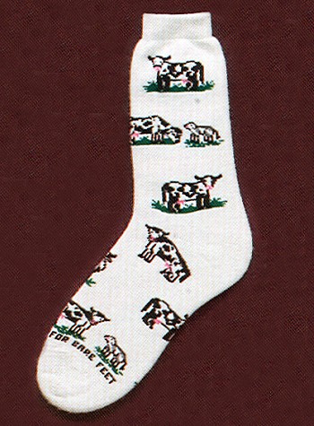 Cow Socks from Critter Socks