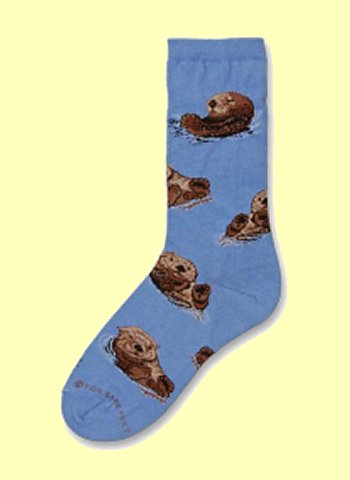 Sea Otter Socks from Critter Socks