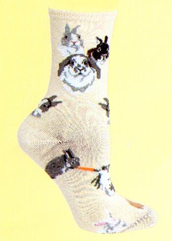 Pet Rabbit Socks from Critter Socks