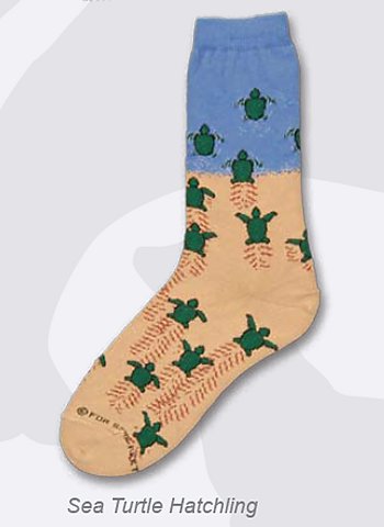Sea Turtle Socks from Critter Socks