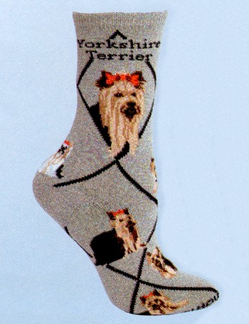 Yorkshire Terrier Socks from Critter Socks